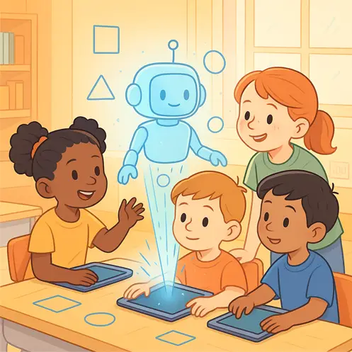 Stripped-back learning: AI-driven 'nude' visualisations of the early years